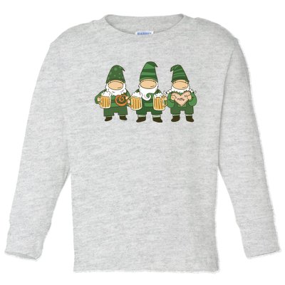 Oktoberfest Holiday Gnomes Toddler Long Sleeve Shirt