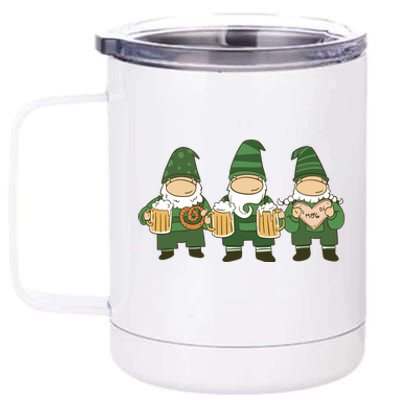 Oktoberfest Holiday Gnomes 12 oz Stainless Steel Tumbler Cup