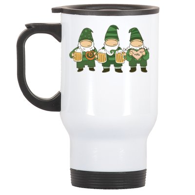 Oktoberfest Holiday Gnomes Stainless Steel Travel Mug