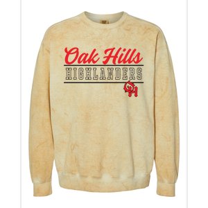 Oak Hills High School Highlanders Cute Gift C4 Colorblast Crewneck Sweatshirt