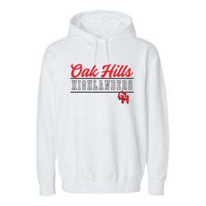 Oak Hills High School Highlanders Cute Gift C4 Garment-Dyed Fleece Hoodie