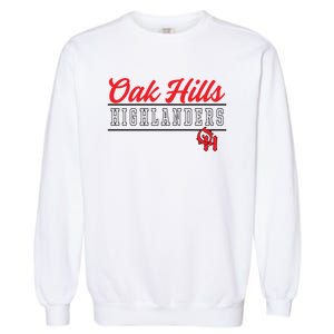 Oak Hills High School Highlanders Cute Gift C4 Garment-Dyed Sweatshirt