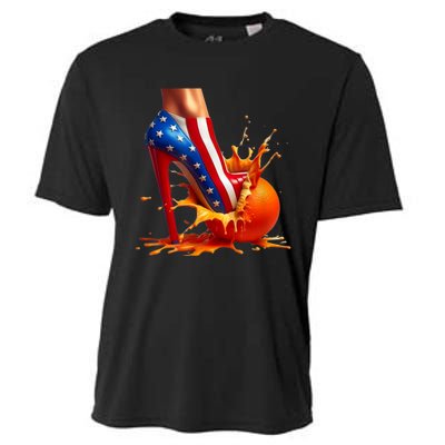 Orange High Heel Crush! Cooling Performance Crew T-Shirt