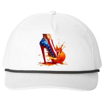 Orange High Heel Crush! Snapback Five-Panel Rope Hat