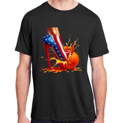 Orange High Heel Crush! Adult ChromaSoft Performance T-Shirt