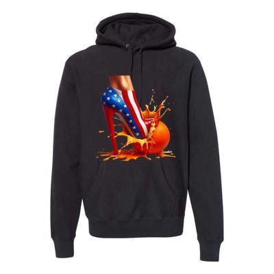 Orange High Heel Crush! Premium Hoodie