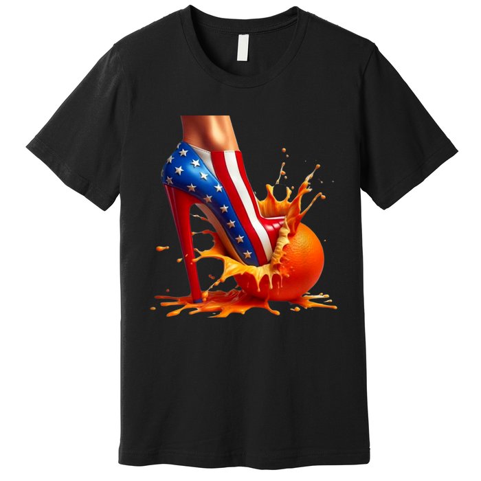 Orange High Heel Crush! Premium T-Shirt