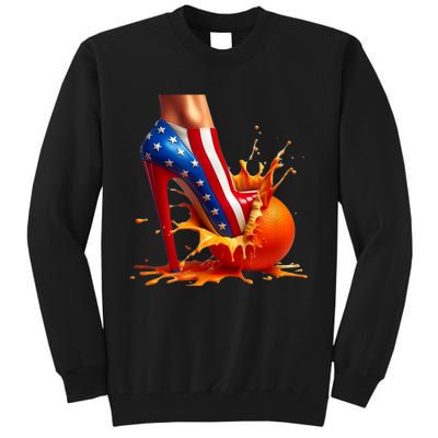 Orange High Heel Crush! Tall Sweatshirt