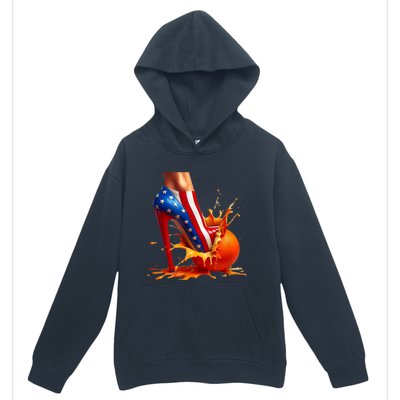 Orange High Heel Crush! Urban Pullover Hoodie