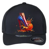 Orange High Heel Crush Flexfit Unipanel Trucker Cap