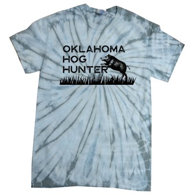 Oklahoma Hog Hunter Feral Boar Texas Tie-Dye T-Shirt