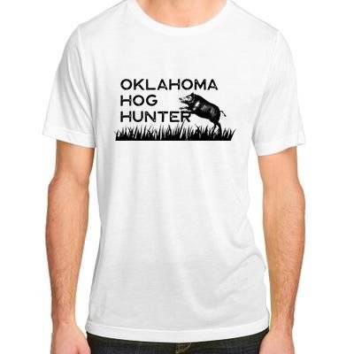 Oklahoma Hog Hunter Feral Boar Texas Adult ChromaSoft Performance T-Shirt