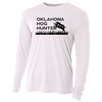 Oklahoma Hog Hunter Feral Boar Texas Cooling Performance Long Sleeve Crew