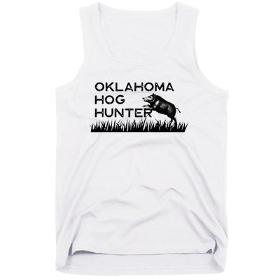 Oklahoma Hog Hunter Feral Boar Texas Tank Top