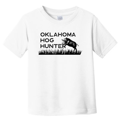 Oklahoma Hog Hunter Feral Boar Texas Toddler T-Shirt