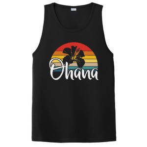 Ohana Hawaii Hibiscus Flower 70s Retro Family Holiday PosiCharge Competitor Tank