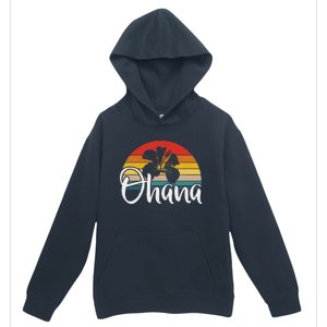 Ohana Hawaii Hibiscus Flower 70s Retro Family Holiday Urban Pullover Hoodie