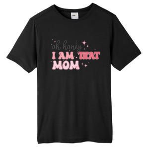 Oh Honey I Am That Mom Funny Boho Groovy Mom Tall Fusion ChromaSoft Performance T-Shirt