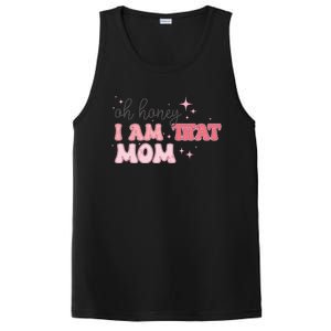 Oh Honey I Am That Mom Funny Boho Groovy Mom PosiCharge Competitor Tank