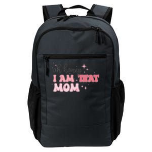 Oh Honey I Am That Mom Funny Boho Groovy Mom Daily Commute Backpack