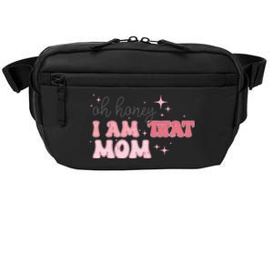 Oh Honey I Am That Mom Funny Boho Groovy Mom Crossbody Pack