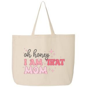 Oh Honey I Am That Mom Funny Boho Groovy Mom 25L Jumbo Tote