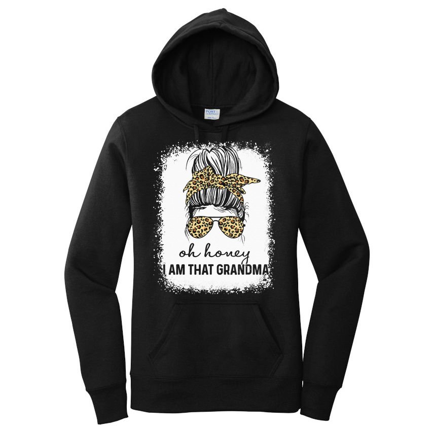 Oh Honey I Am That Grandma Bleached Mother's Day Women's Pullover Hoodie