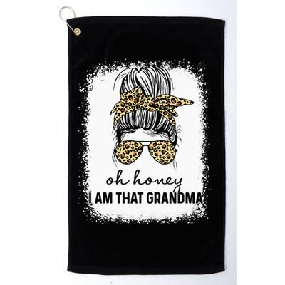 Oh Honey I Am That Grandma Bleached Mother's Day Golf Towel