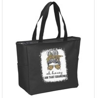 Oh Honey I Am That Grandma Bleached Mother's Day Zip Tote Bag