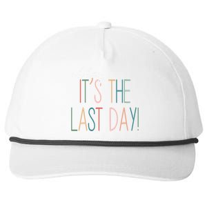 Oh Hey It's The Last Day Schools Out Summer Snapback Five-Panel Rope Hat