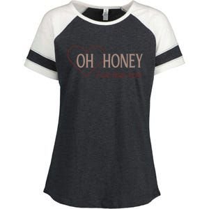 Oh Honey I Am That Mom Funny Quotes For Mom Enza Ladies Jersey Colorblock Tee