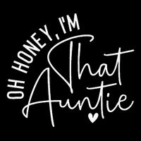 Oh Honey IM That Auntie Heart Cute Aunt To Be Gift 16 in Basic Backpack