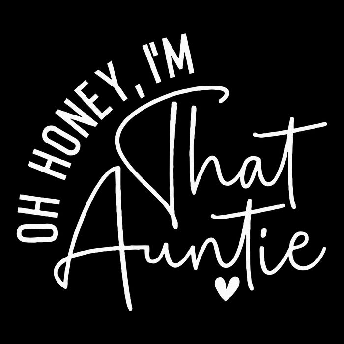 Oh Honey IM That Auntie Heart Cute Aunt To Be Gift 16 in Basic Backpack