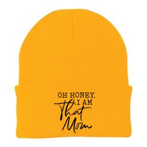 Oh Honey I Am That Mom Cute Gift Knit Cap Winter Beanie