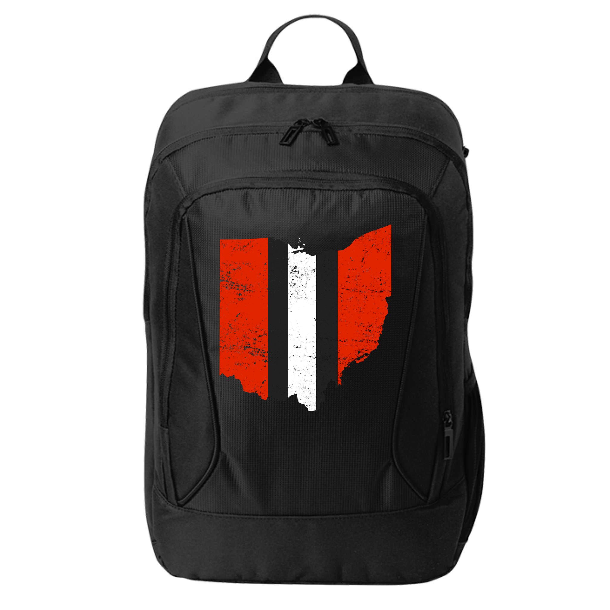 Ohio Cleveland Stripe Football City Backpack