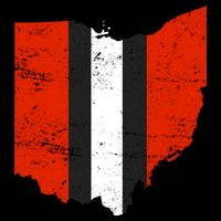 Ohio Cleveland Stripe Football City Backpack