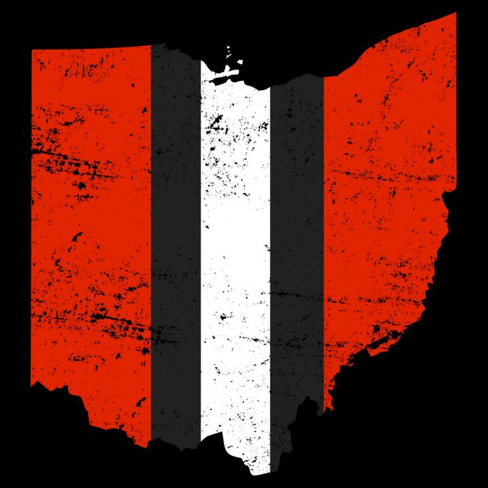 Ohio Cleveland Stripe Football City Backpack