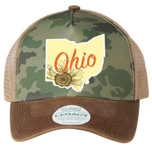 Ohio Floral Cute Flower Legacy Tie Dye Trucker Hat