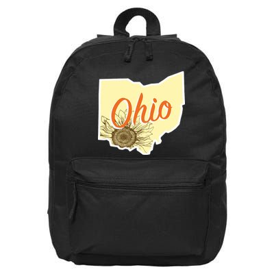 Ohio Floral Cute Flower 16 in Basic Backpack