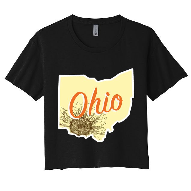 Ohio Floral Cute Flower Crop Top