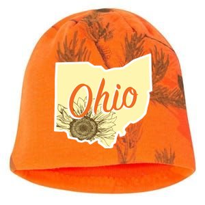 Ohio Floral Cute Flower Kati - Camo Knit Beanie