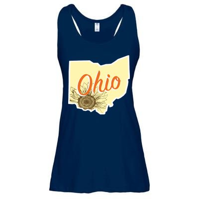 Ohio Floral Cute Flower Ladies Essential Flowy Tank