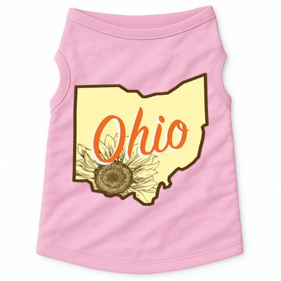 Ohio Floral Cute Flower Doggie Tank
