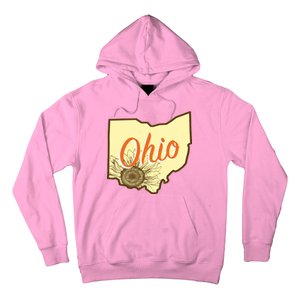 Ohio Floral Cute Flower Hoodie