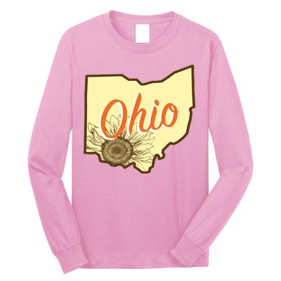 Ohio Floral Cute Flower Long Sleeve Shirt