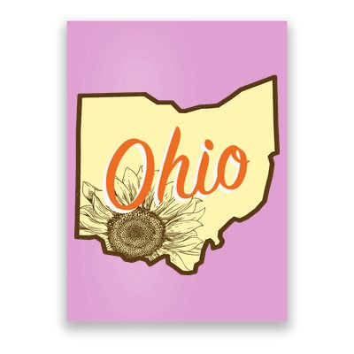 Ohio Floral Cute Flower Poster