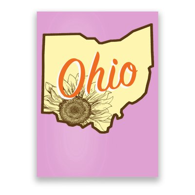 Ohio Floral Cute Flower Poster