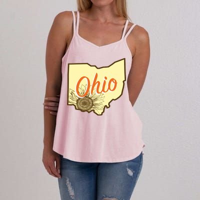 Ohio Floral Cute Flower Women's Strappy Tank