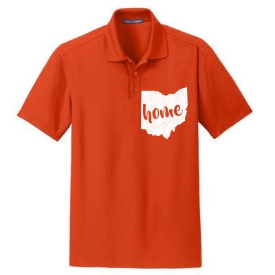 Ohio Home State Dry Zone Grid Polo