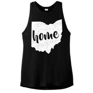 Ohio Home State Ladies PosiCharge Tri-Blend Wicking Tank